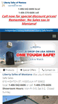 Mobile Screenshot of libertysafesofmontana.com